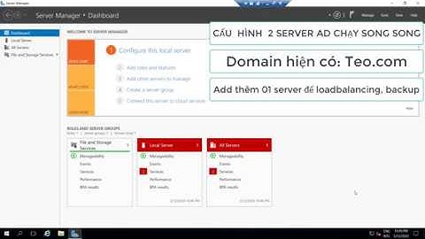 Cấu hình 02 Server chạy song song
