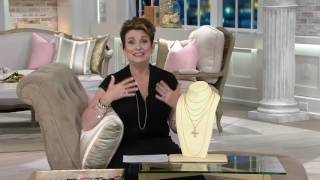 Catena a spiga con taglio a diamante in oro 18 carati su QVC screenshot 5