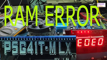 ASUS P5G41T MLX RAM ERROR FIX | ASUS P5G41T MLX NO DISPLAY PROBLEM FIX