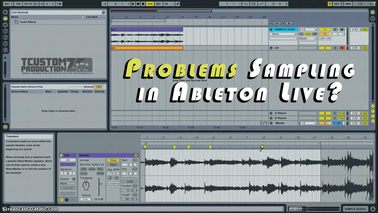 Παρακολούθηση Problems Sampling in Ableton Live? -- 3 Common Questions Answered (Chopping Samples) στο YouTube Παρακολούθηση Problems Sampling in Ableton Live? -- 3 Common Questions Answered (Chopping Samples) στο YouTube