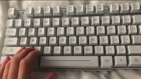 Yes, but does your membrane keyboard sound like this? (READ DESCRIPTION)