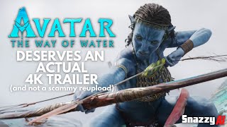 Avatar The Way of Water | New Trailer Upgraded to 4K