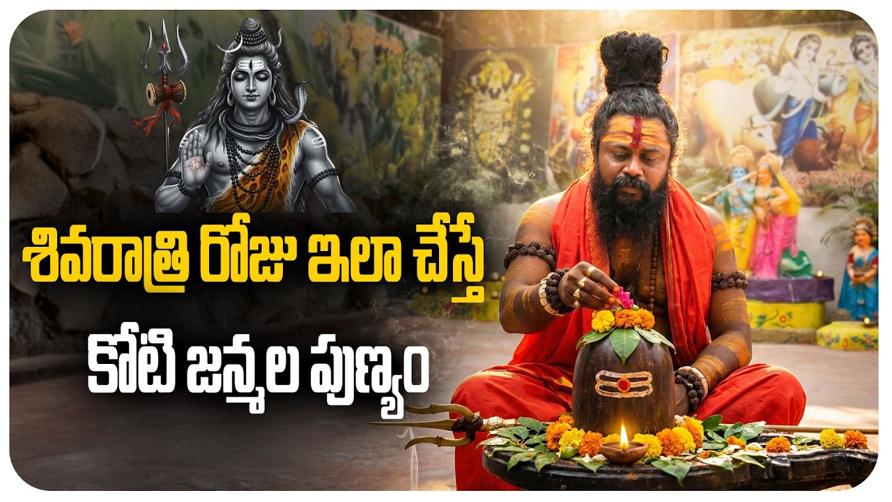 శివరాత్రి రోజు ఇలా చేస్తే .... కోటి జన్మల పుణ్యం  | Shivaratri | Shivarudra Sadhu | Omnamaha