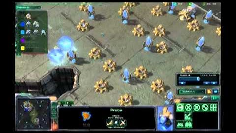 4v1 very hard ai SC2 outmatched.mp4