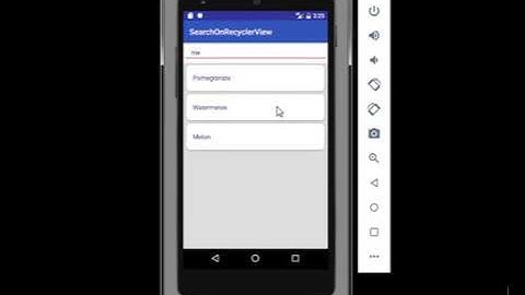 Add Search filter on RecyclerView in android