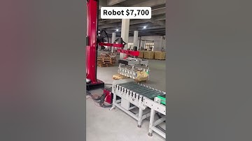 Palletizing robot#palletizing #abb #fanuc #yaskawa #kuka #worker #automation #factory