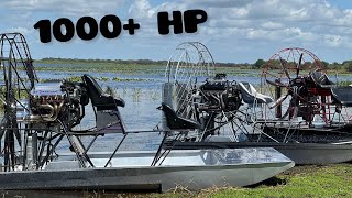 1000hp Airboat drag racing! 4/1/23