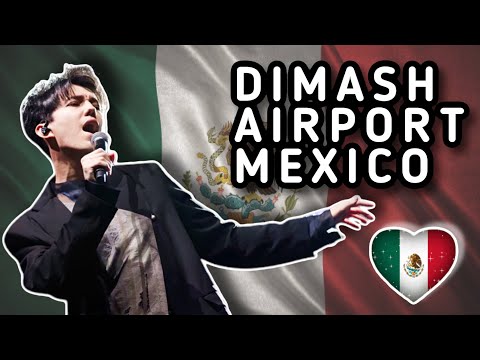 DIMASH SINGS AT THE MEXICO AIRPORT || DIMASH IN MEXICO