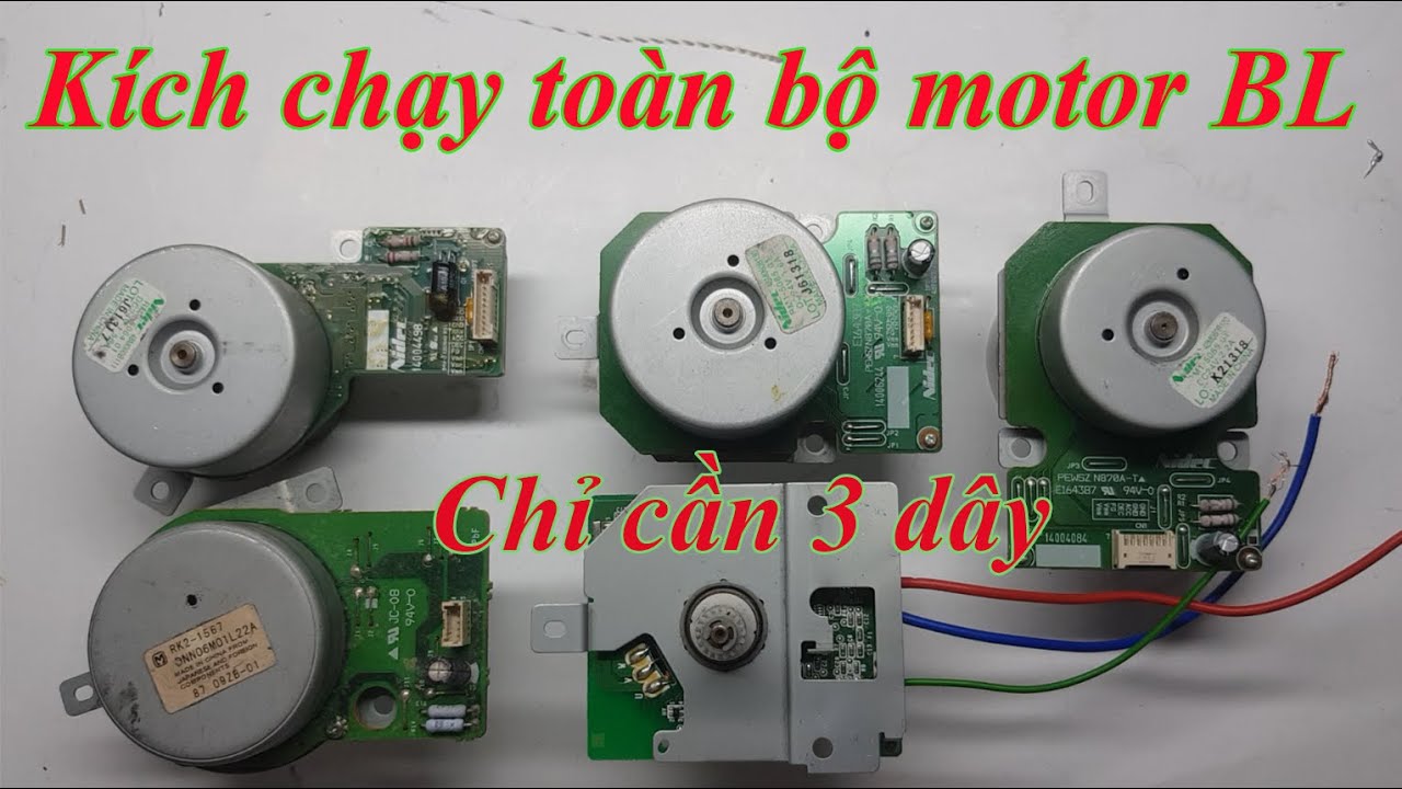 Chỉ cần 3 đầu dây để kích chạy toàn bộ số motor Breshless này | Thợ Công Nghệ ĐT 0969.988. 500
