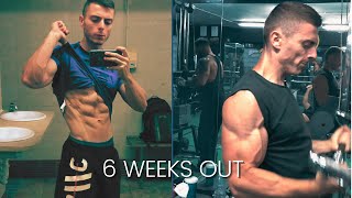 Um Dia em Preparação para Competição de Culturismo Natural (6 Weeks Out)