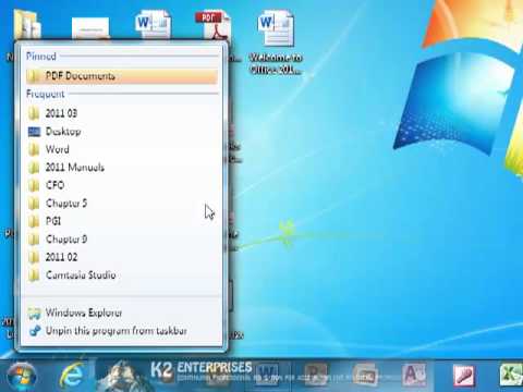 Pinning a Folder to the Explorer Jump List in Windows 7.mp4 hqdefault