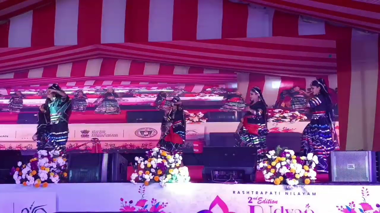 Kalbeliya song# Pranavi Dance @ Rashtrapati Nilayam 