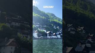 Boat ride in Hallstatt Austria #boating #hallstatt #austria #europe