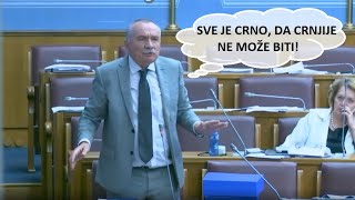 Skupština: Istorijski govor prof dr Branko Radulovića - Crna Gora je u kamenom dobu!