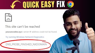 2024 -  easily fix dns_probe_finished_nxdomain error in chrome