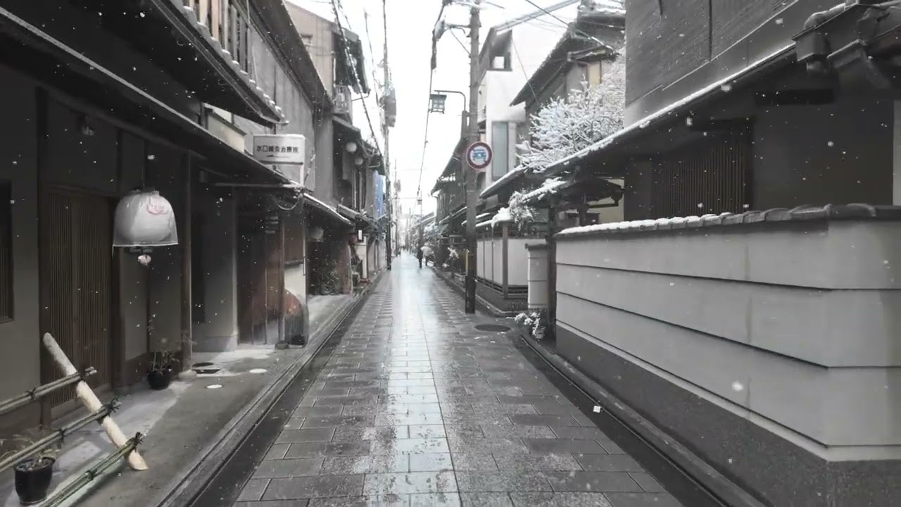 冬の雪降る京都散歩/A winter walk in Kyoto/2026/02/08　#kyoto 