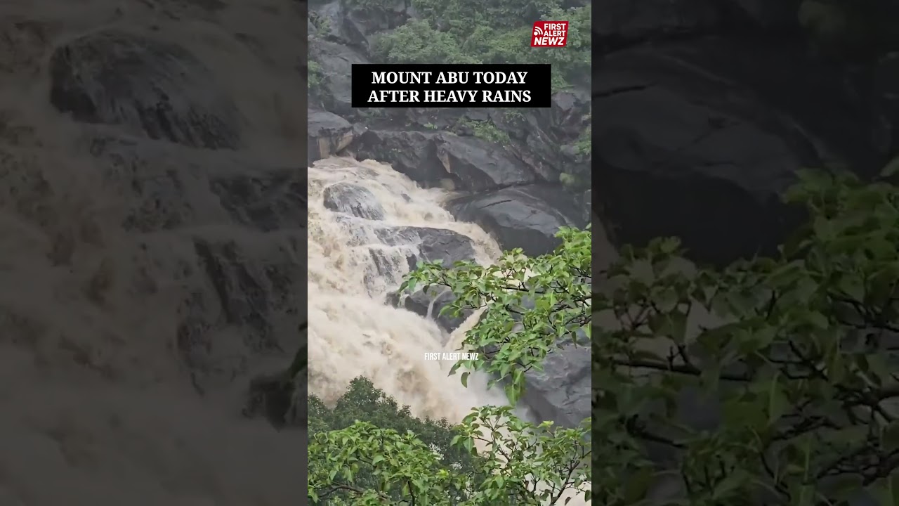 Mount Abu today after heavy rains. 