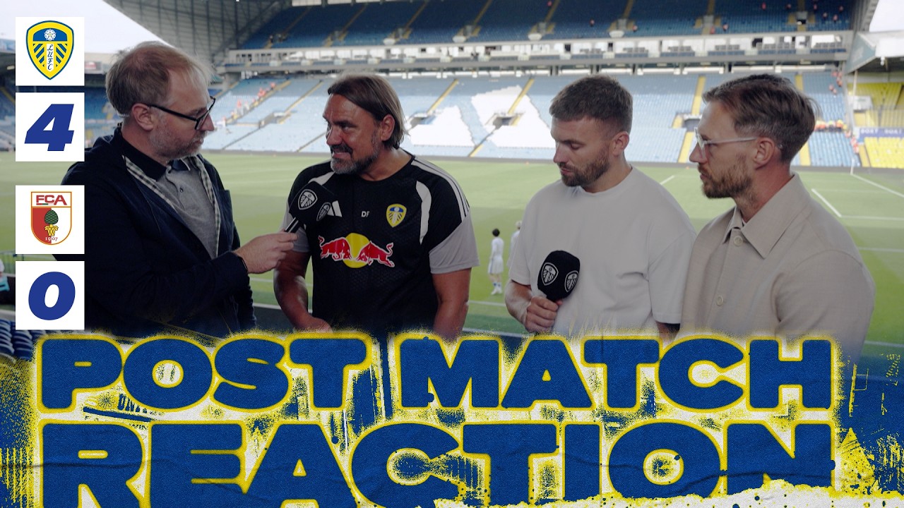 "We can play better" | Daniel Farke | Leeds United 4-0 FC Augsburg
