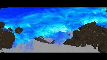 Houdini beach wave Simulation