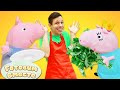 Картофельное пюре для Свинки Пеппы - Видео про игрушки Свинка Пеппа игры готовка