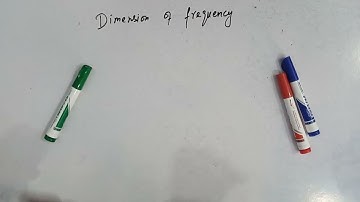 dimensions of frequency
