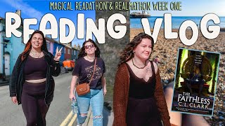 WEEKLY READING VLOG 📖 Easter Weekend in Brighton! Magical Readathon & Realmathon Week 1 🌊