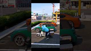 Heavy Duty Stunts with the TVS XL 100 GTA V #prashufrompalnadu #prashu #shorts #gta5