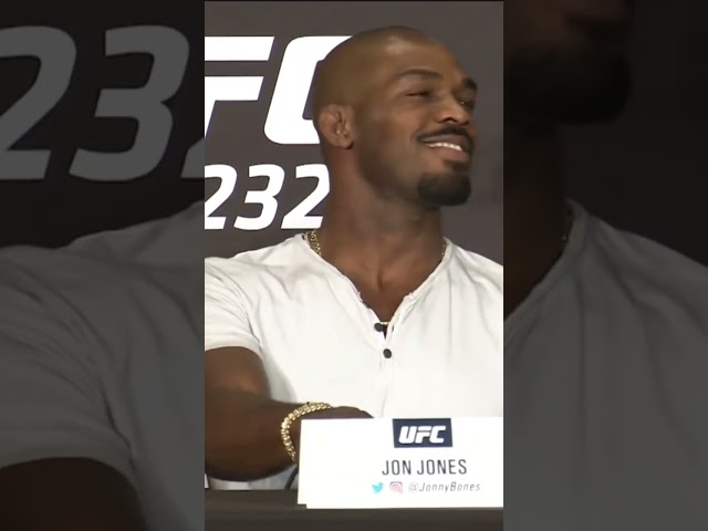 Jon Jones Gets Frustrated With Female Reporter!  😬 class=