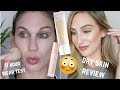 FENTY HYDRATING FOUNDATION + PRIMER  11 HOUR WEAR TEST &  REVIEW  DRY SKIN