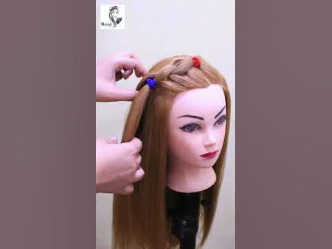  HOW TO: Pull Through Braid l rubber band Hairstyles For Short Hair # ...