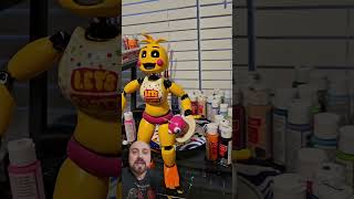 Toy Chica action figure Review Five Nights at Freddys @krispy_makes (on tiktok)