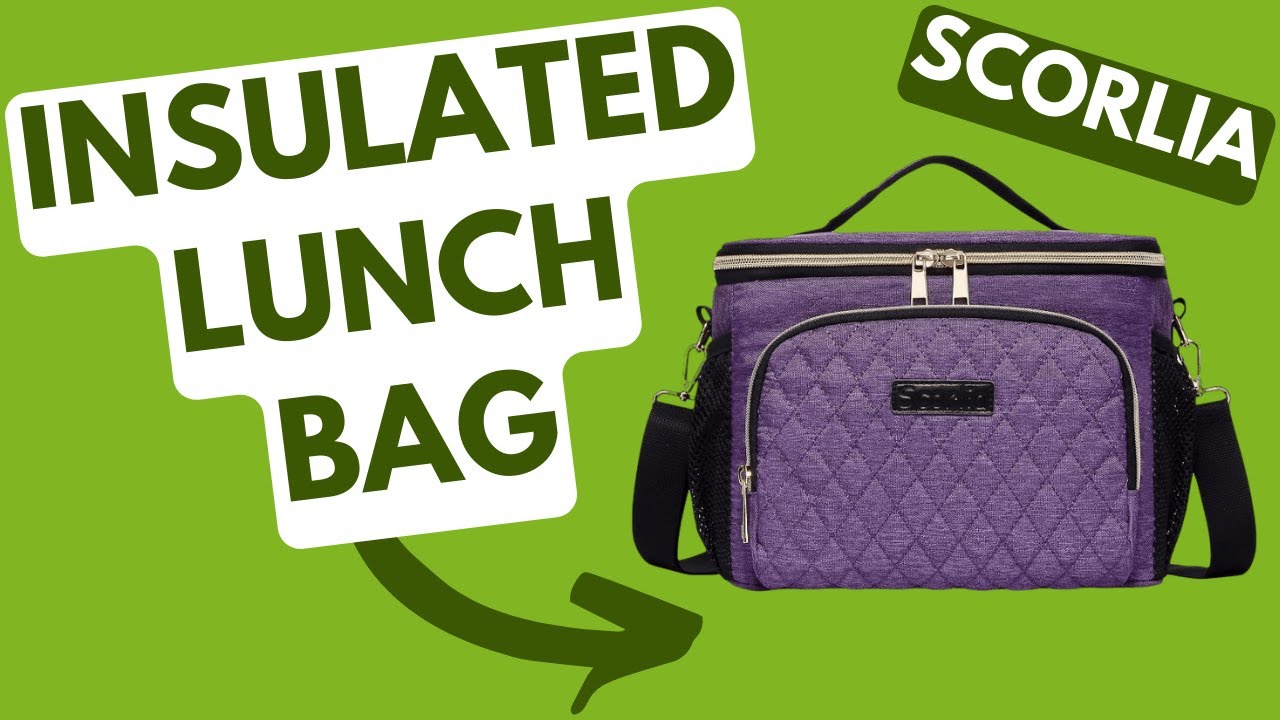 Insulated Lunch Bags for Women Work, SCORLIA Extra Large Lunch