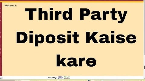 PNB Csp Third Party Diposit Kaise Kare || how to Pnb Csp third Party Diposit || technicalkamal6042