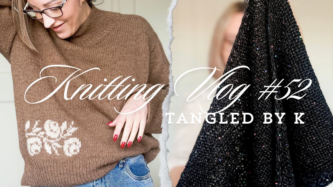 Rosie Sweater-zabawa duplicate stitch 🤎Nowe włóczki i próbki, co nowego we wzorach? 