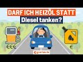Darf ich statt Diesel einfach Heizöl tanken?