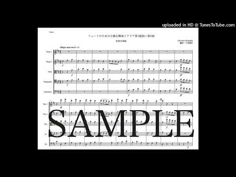 レスピーギ「リュートのための古風な舞曲とアリア第1組曲〜第2曲」弦楽合奏版（編曲：中島雅彦）