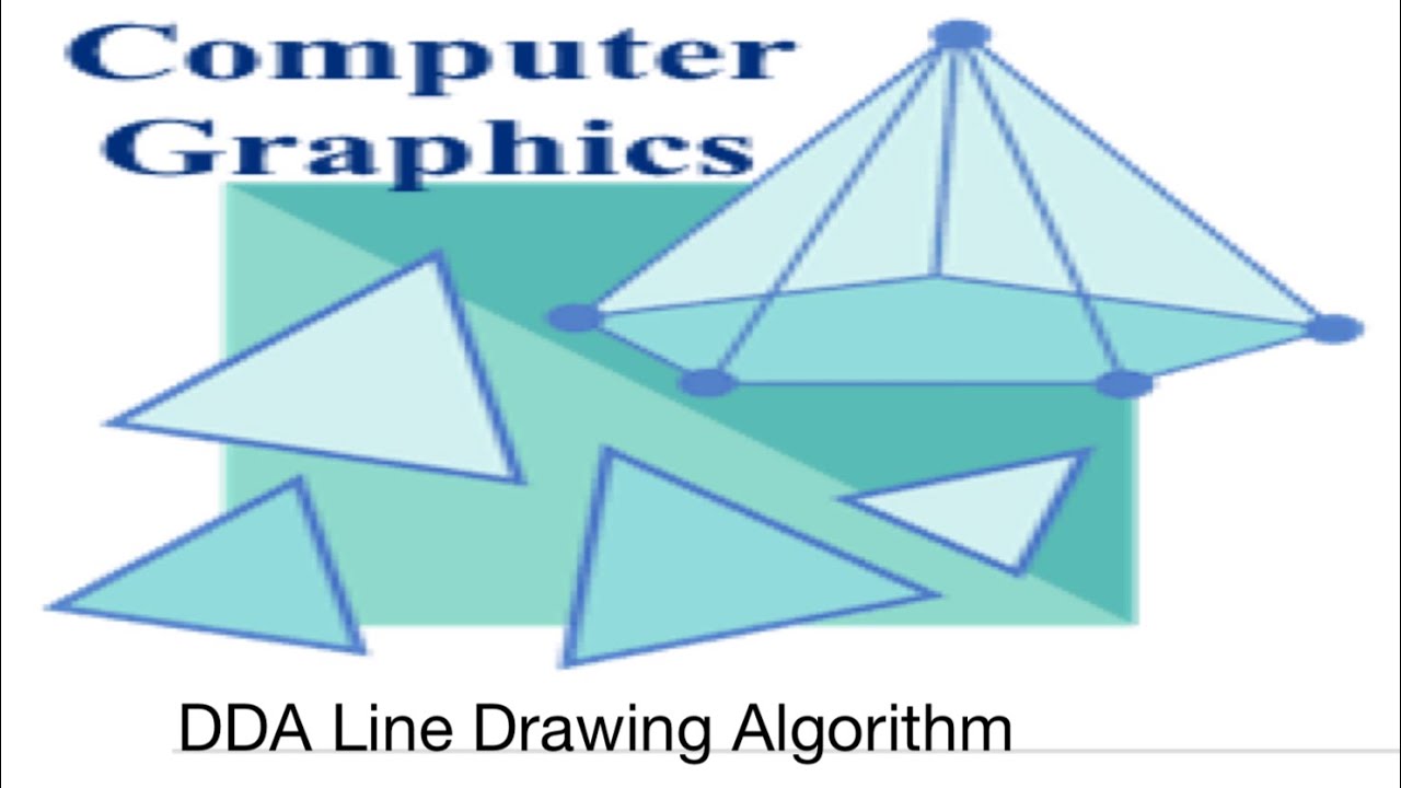 DDA Line Drawing Algorithm شرح خوارزمية DDA