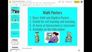 MATH POSTERS FREE For Teaching and Learning
