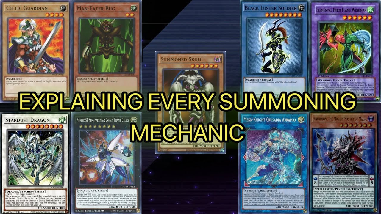 Explaining Every Yu-Gi-Oh! Summon Quickly (and Poorly)
