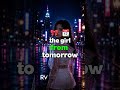 Who Is The Girl From Tomorrow? ✨#shorts #song #aishorts
