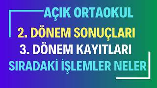 2. Dönem Sınav Sonuçları Ne Zaman Açıklanır? 3. Dönem Kayıtları Ne Zaman? İleriki Süreçteki İşlemler