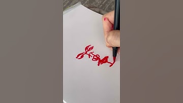 Easy drawing exercise 10: Blind drawing (drawing without looking at the paper #shorts