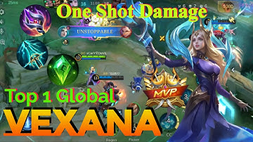 MVP!! Unstoppable Vexana Kill Enemies!! VEXANA One Shot Damage ~ Top 1 Global VEXANA