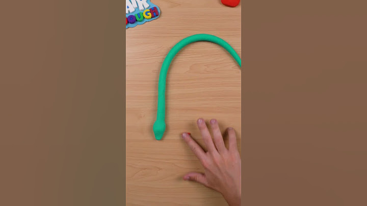 Making the Snake Emoji with Clay!🐍