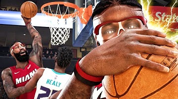 💪 POWERFUL CONTACT DUNKS w/PAINT BEAST! NBA 2K20 My Career Gameplay Best Center Build