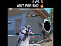 1 vs 3🔥 #shortsviral #bgmilive #funnymoments #viralshorts #viral #1vs3 #1HPislive