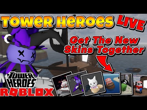 Roblox Live Tower Heroes Helping You Get The Jester Youtube - jester hat 20 roblox