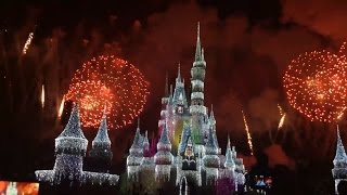 Magic Kingdom New Year Fireworks Walt Disney World 2016 1080P Hd