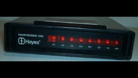 Old School 300 Baud Terminal Session