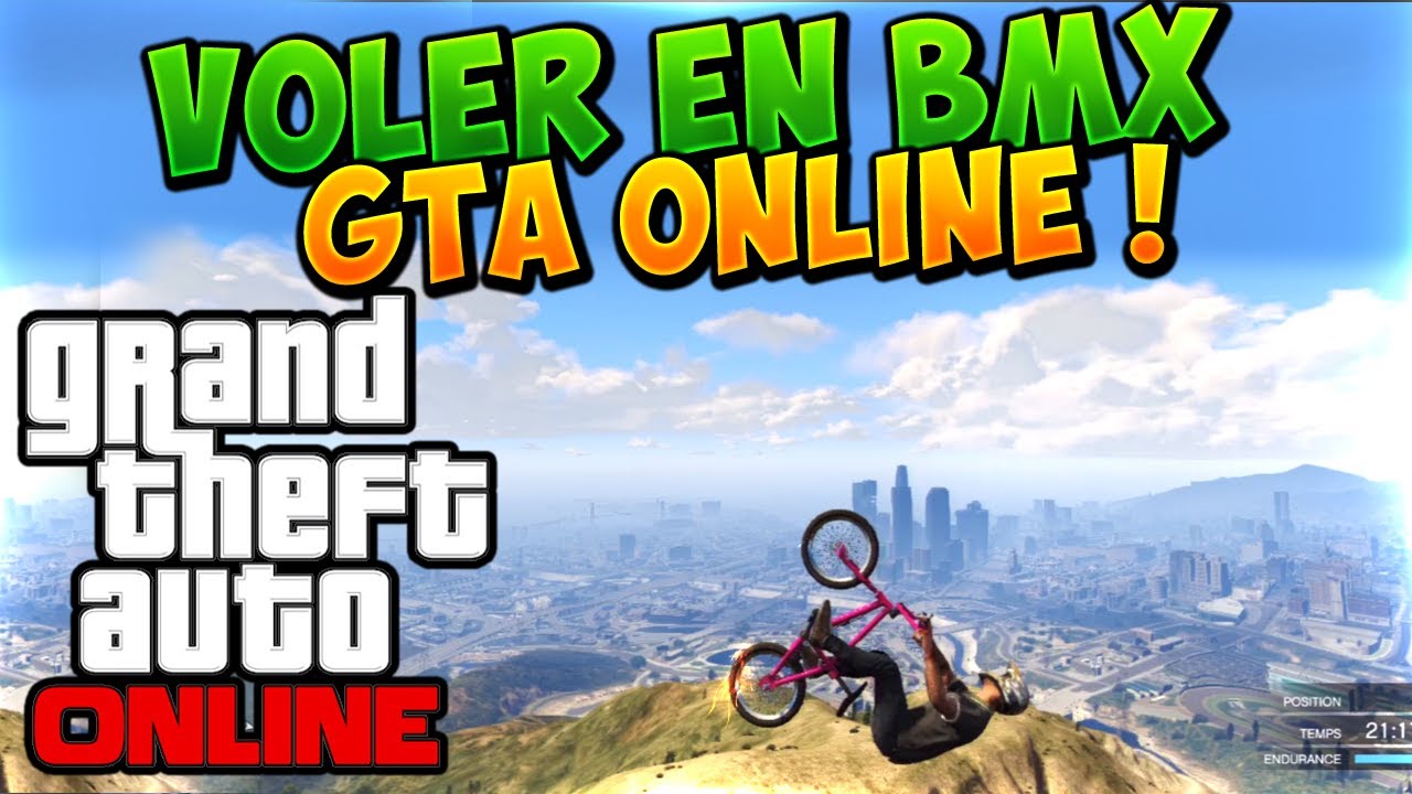 Comment Voler/Planer en BMX sur GTA 5 Online ! - YouTube